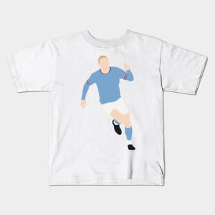 Erling Haaland minimalist illustration Kids T-Shirt